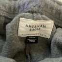 American Eagle Super Fuzzy Grey Sweatpants Photo 3