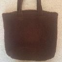 American Eagle  tote bag brown Sherpa. Photo 3