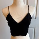 Papaya Black Velvet Crop Top Photo 0