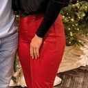 Red Leather Pants Photo 0