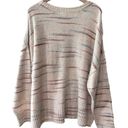 a.n.a Women’s New  ivory watercolor stripe oversized soft knit sweater size 3x Photo 4