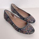 Fossil  Abstract Multicolor Print Leather Round Toe Ballet Flats Skimmers 9.5 Photo 0