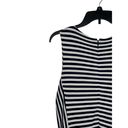 Madewell  Women T-Shirt Dress Afternoon Sleeveless Striped Pockets Pleated Large Photo 8