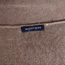 Magaschoni  • Tan Brown Open Cardigan Sweater Photo 3