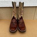 Justin Boots L5045 Tekno Crepe Brown Cowgirl Cowboy Western Women's Size 9 USA Photo 1