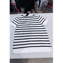 kim rogers  Women's Short Sleeve Striped Sweater Black & White Size S NWT Photo 8