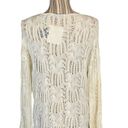 Eight Eight Eight  White Long Sleeve Cotton Knit Sweater Blouse Women Sz XL Photo 1