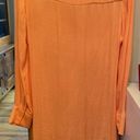 BB Dakota Orange Collared Dress Photo 4