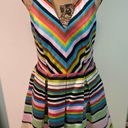 Gabby Skye Taylor Halter Striped Dress Size 10 Photo 2