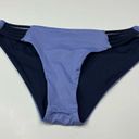 Patagonia  | Seaglass Bay Reversible Bikini Bottoms Navy Purple LARGE Photo 1