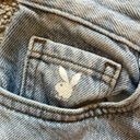 PacSun The Playboy by  Light Blue High Waisted Straight Leg Jean Size 0/24 Photo 4