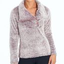 Balance Collection  Dusky Orchid Super Soft Sherpa Fleece Stretch Pullover M Photo 0