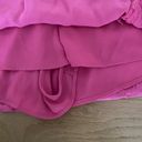 ZARA  Button Detail Skort in Bright Pink Photo 1