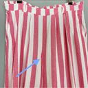 Gibson  Striped Culottes Pants Red White Lightweight Summer Tie Belt Pants Medium Photo 6