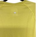 Lululemon NWT  Swiftly Tech Long Sleeve YLWP Yellow Pear Size 8 Photo 2