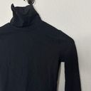 Madewell  Turtleneck Thong Bodysuit Long Sleeve Black Size XS Photo 4