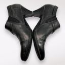 Born Leather Heeled Ankle Boots Black Side Zipper Size 9/40.5 Photo 4