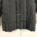 Liz Claiborne  Black Puffer Adjustable Waist Jacket Photo 2