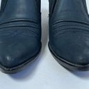 Guess  by Georges Marciano Vintage Women's Western Booties Blue Leather 7.5 Photo 4