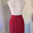 Talbots Vintage ‘90s  Red Pencil Skirt Photo 4