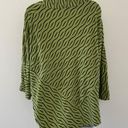 Habitat  Top Womens Small Green Loose Flowy Art To Wear Lagenlook Artsy Blouse Photo 1