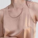 Mulberry Lunya Washable  Silk Split Back Tank Top in Otium Tan Pajamas Lounge Photo 0