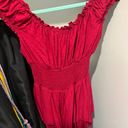 Princess Polly Size 8  Love Galore Romper Deep Cherry Red Photo 6