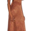 House of Harlow  1960 x Revolve NWT Chocolate Brown Patria Midi Dress Photo 2