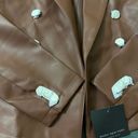 Marc New York  Leather blazer / chocolate / small NWT Photo 1