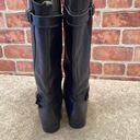 Naturalizer  Johanna Wide Calf Black leather Tall Knee High Riding boots size 7 Photo 6