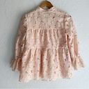 Tuckernuck  Helena Eyelet Lace Blouse Orchid Pink Sz XS Photo 1