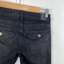 Harper  Black Cotton Blend Denim Skinny Jeans Women's Size 25 Photo 6