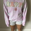 Happy Sweatshirt Pink Size M Photo 1