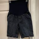 Bermuda American Star women maternity denim  shorts. Size small Photo 0