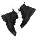 Rag and Bone  Black Leather Wingtip Combat Boots Sz 38.5 Photo 7