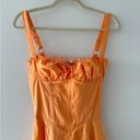 House Of CB  Carmen Midi Dress in Tangerine XS Photo 8