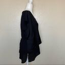 DKNY  Black V-neck Wrap T-shirt S NWT Photo 8