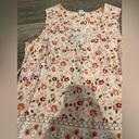 Old Navy Pink Floral V-Neck Tie Sleeveless Top Photo 1