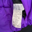 Columbia Powder Keg Vintage 90s Ski Jacket Women's L Purple Teal Reversible Photo 9