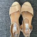 Steve Madden  Gabi Espadrille Platform Sandal Tan Suede Women’s Size 8.5 Photo 3