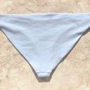 Topshop Pastel Blue Ribbed  Bikini Bottoms Photo 13