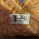 Justin Boots Justin Western Cowboy Boots Vintage Pointy Toe Lizard Leather Size 6AA Retro 70s Photo 11