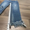 Free People  Great Heights Frayed Hem High Rise Stretch Skinny Jeans Size 25 Photo 9