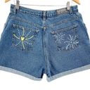 Disney Gitano Vintage Denim Hand Painted  Mickey Mouse High Waisted Jean Shorts Photo 25