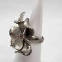 Premier Designs  Magnolia Silver Tone Flower Ring (5.75) Photo 1