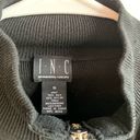 International concepts  Black Knit Bomber Jacket Photo 4