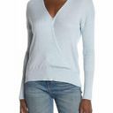 Elodie  Faux Wrap V-neck Ribbed Knit Long Sleeve Sweater Photo 0