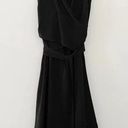 ALLSAINTS Odessa Crossover Waist Tie Dress Black Size S Retail $228 Photo 6