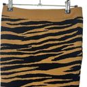 GRLFRND  x Revolve Toni Midi Bodycon Skirt in Zebra Black and Gold Size Small S Photo 5