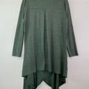 Zeagoo  Open Front Cardigan Muted Green Sz Medium Drapey Comfy Cozy Long Sleeve Photo 2